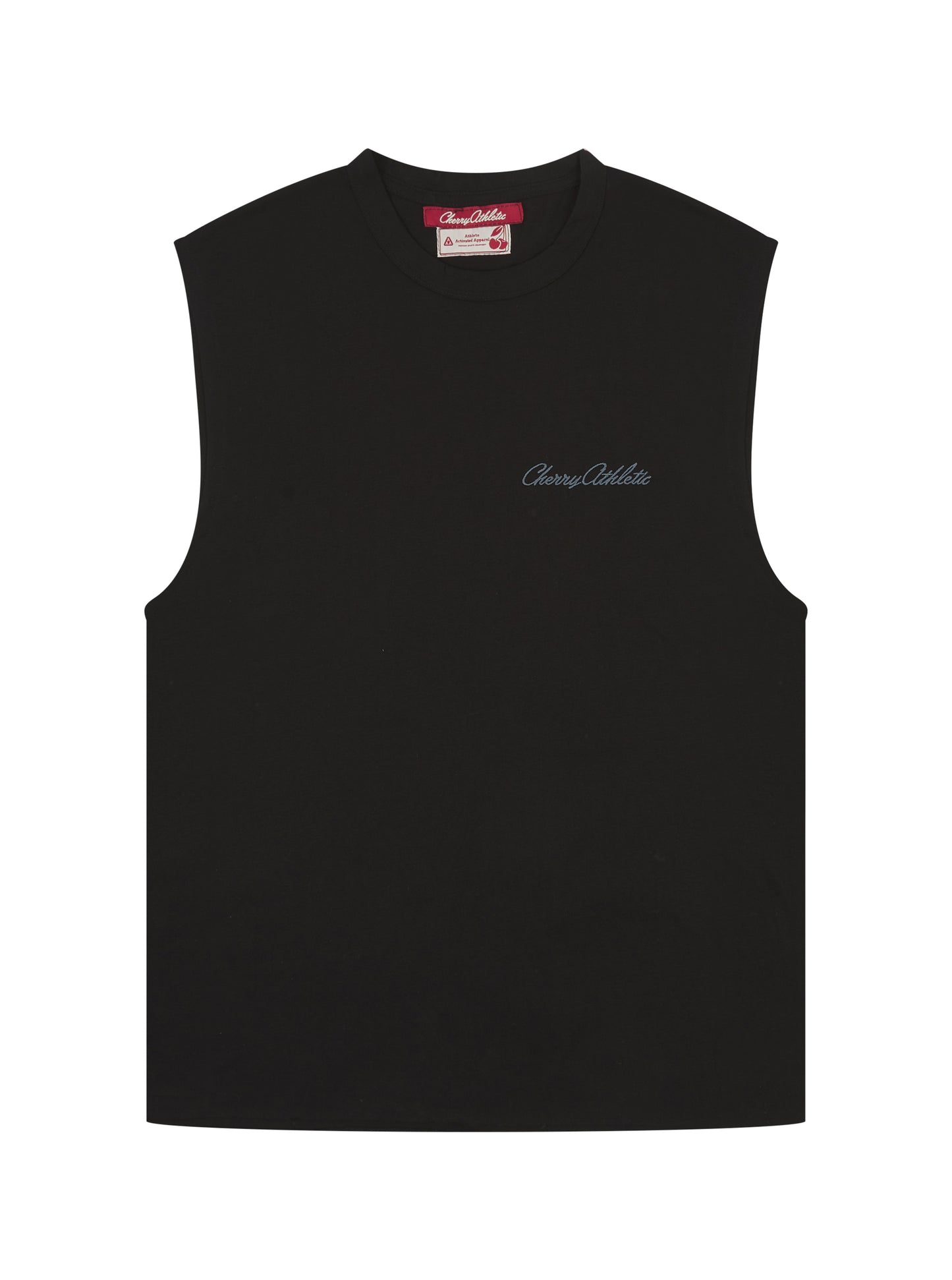 CROPPED FIGHTERS CHOICE TANK - Black