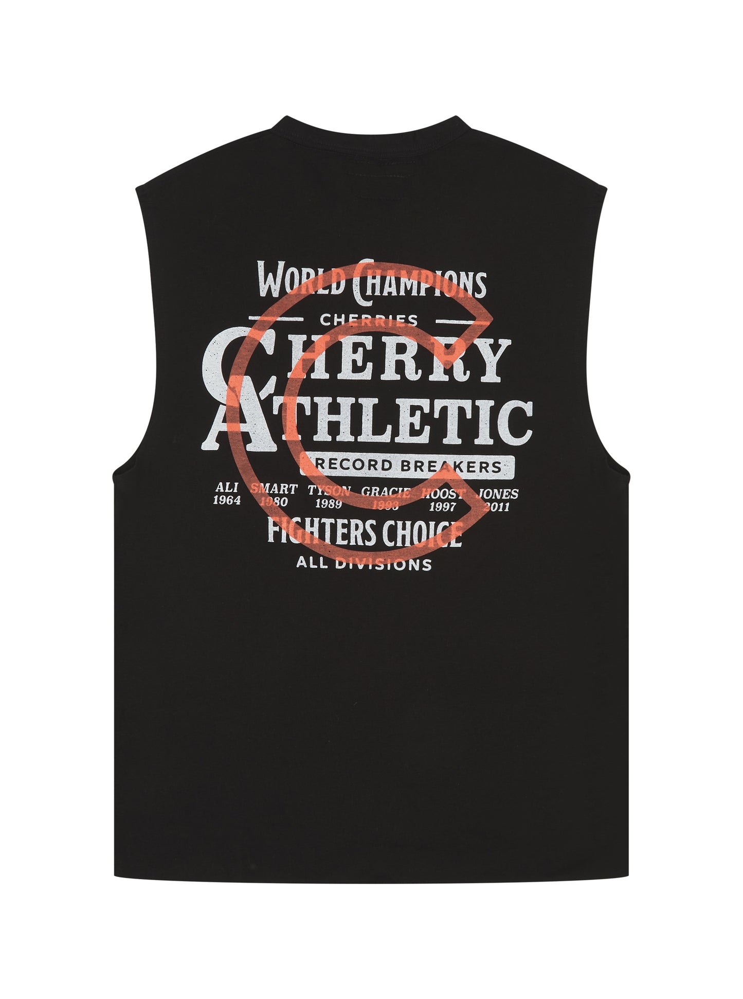 CROPPED FIGHTERS CHOICE TANK - Black