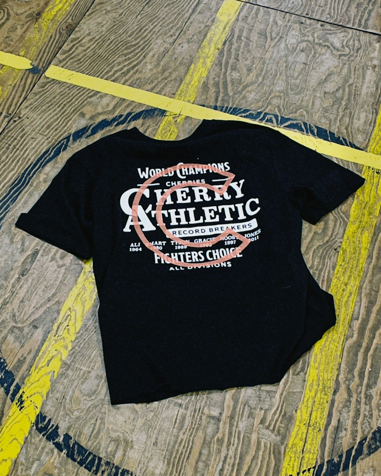 CROPPED FIGHTERS CHOICE T-SHIRT - Black